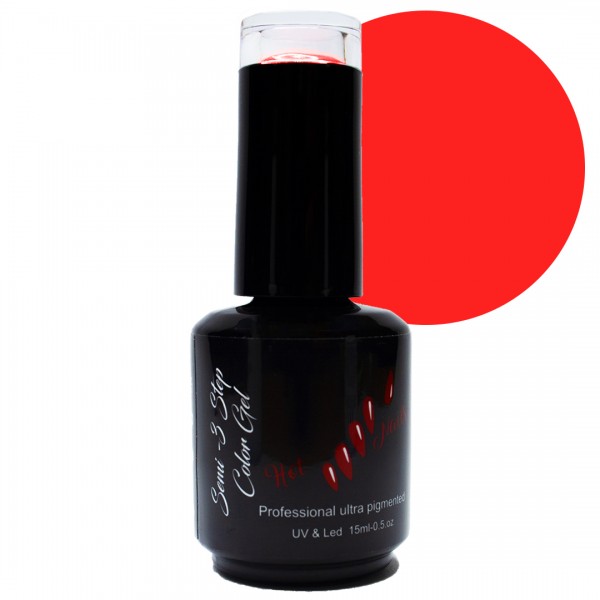Oja semipermanenta ROSU FERRARI CANDY APPLE HotNails 15 ml