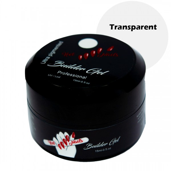 Gel UV Builder 3 in 1 Transparent 15 ml HotNails HN606 Gel UV Builder 3 in 1 Transparent 15 ml HotNails HN606
