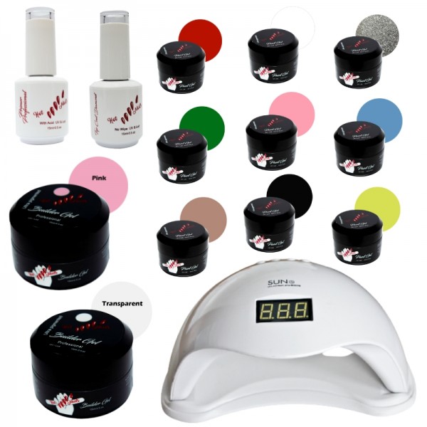 Kit unghii gel HotNails HN1032 Kit unghii gel HotNails HN1032