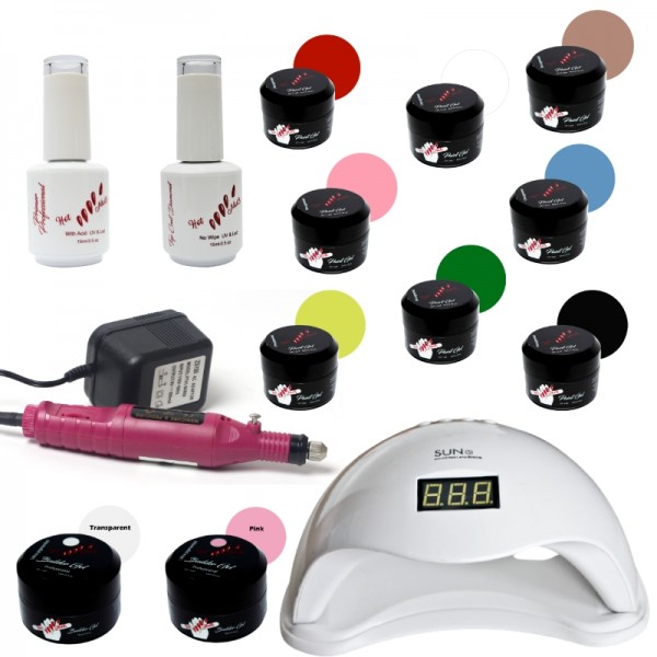 Kit unghii Gel HotNails HN1033 Kit unghii Gel HotNails HN1033