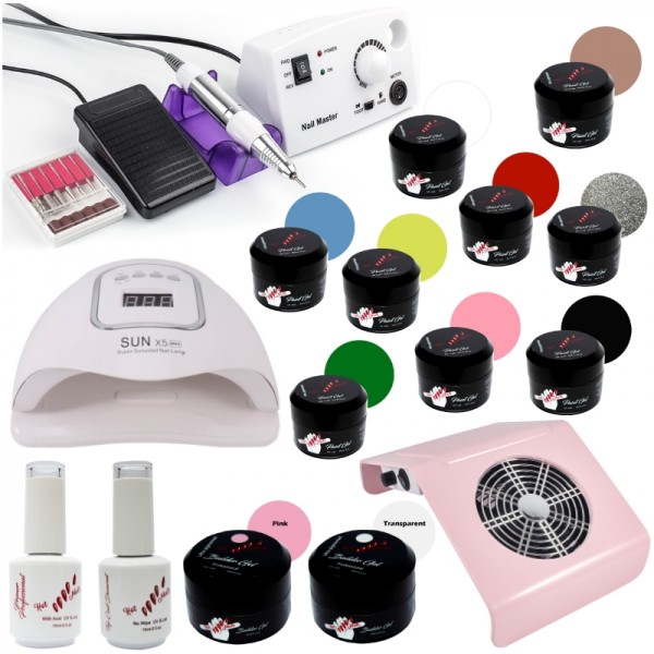 Kit unghii Gel HotNails HN1035 Kit unghii Gel HotNails HN1035