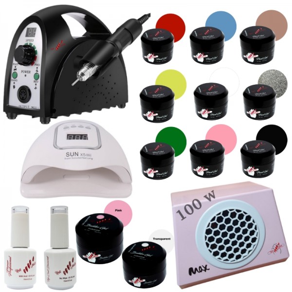 Kit unghii gel HotNails HN1036 Kit unghii gel HotNails HN1036